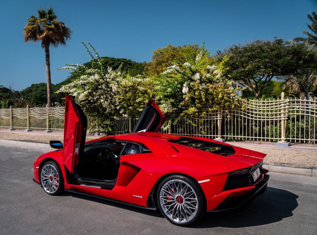 Lamborghini aventador dubai