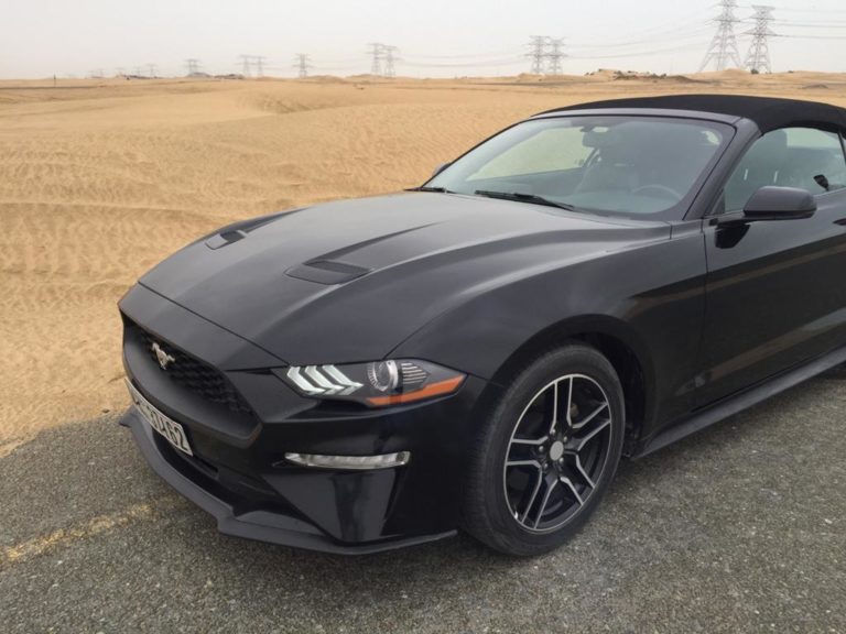 Rent Ford Mustang Black in Dubai Big Boss Luxury Car Rental