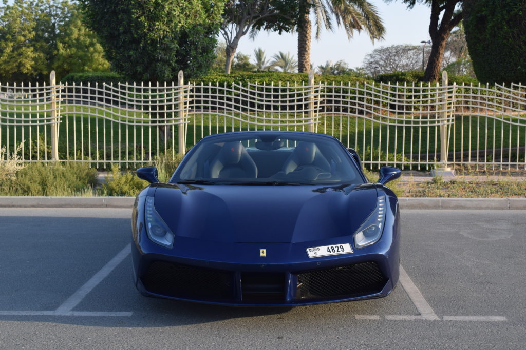 Ferrari 488 Araignée bleue