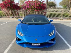 Lamborghini Huracan EVO Convertible Blue