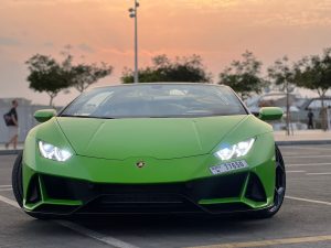 Lamborghini Huracan EVO Convertible green
